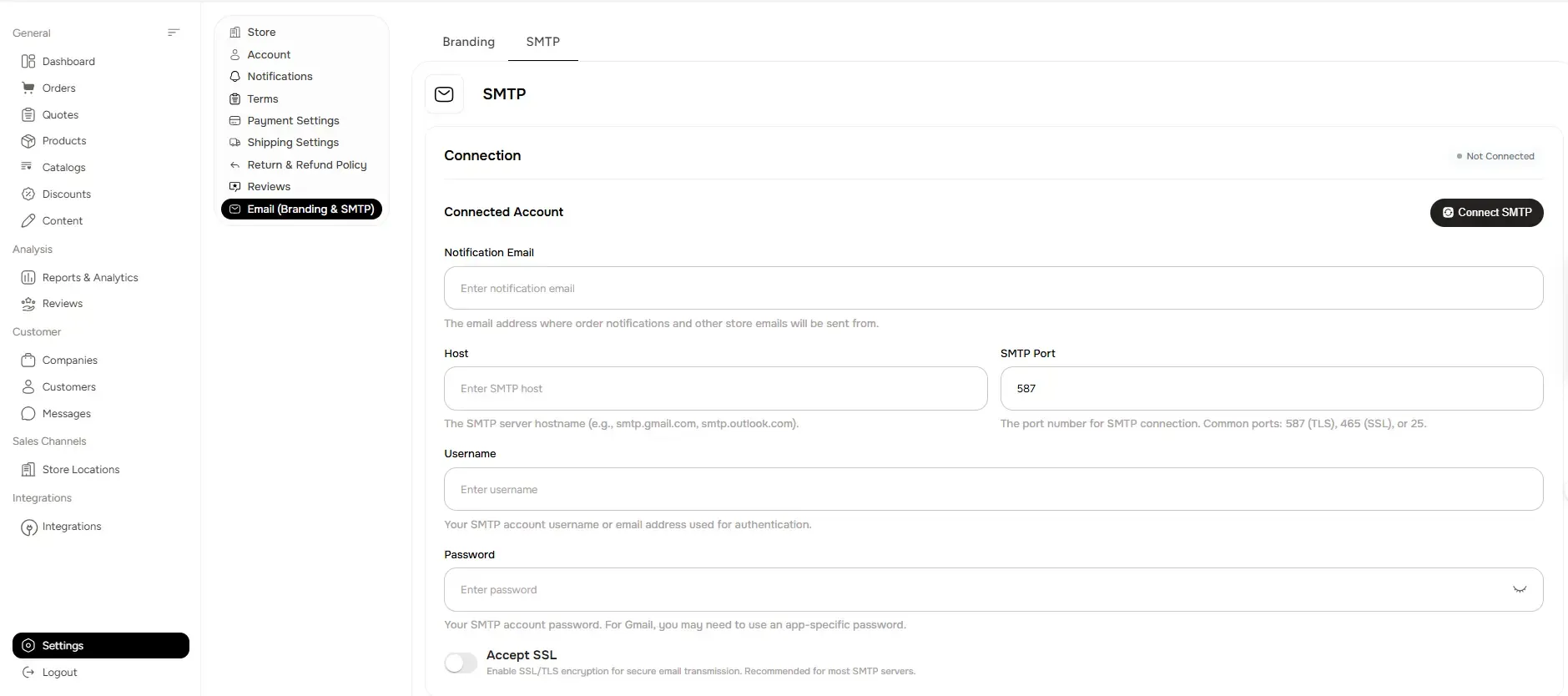 Configure SMTP in ToolSwift for Automatic Email Notifications 1