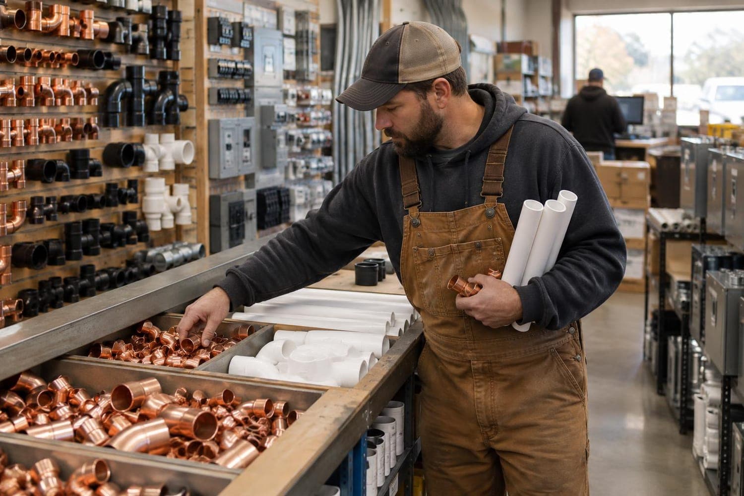 HVAC, electrical and plumbing