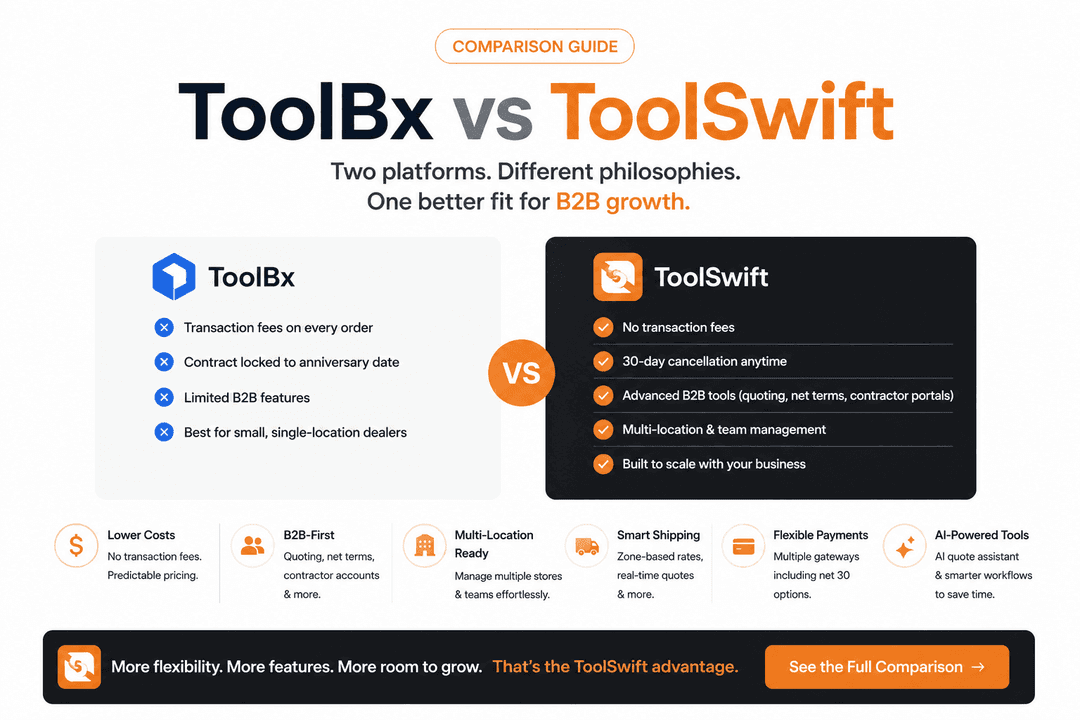 Considering ToolBX Alternatives? A Direct Comparison with ToolSwift